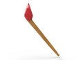 3d illustration of torch.