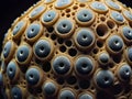 3d illustration of Trypophobia shape Royalty Free Stock Photo