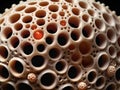 3d illustration of Trypophobia shape Royalty Free Stock Photo