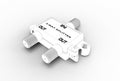 3d illustration of TV cable splitter