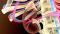 3D illustration of Urinary System Kidney organic - Part of Human Organic.