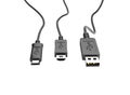 3D Illustration USB Cable Plugs Royalty Free Stock Photo