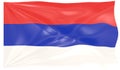 3d Illustration of a Waving Flag of Republika Srpska