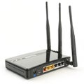 Wifi Router 3D Illustration Royalty Free Stock Photo