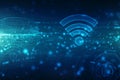 WiFi Internet Network Connection Background, Wireless network connection background