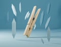 Wood clothespin 