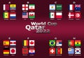 3d illustration World Cup Qatar 2022