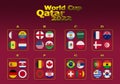 3d illustration World Cup Qatar 2022