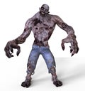 3D Illustration Zombie Monster