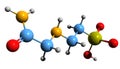 3D image of ACES skeletal formula