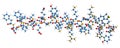 3D image of Adrenocorticotropic hormone skeletal formula