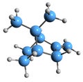 3D image of alpha-Fenchene skeletal formula
