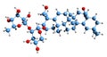 3D image of alpha-hederin skeletal formula