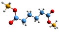 3D image of Ammonium adipate skeletal formula