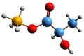 3D image of Ammonium lactate skeletal formula