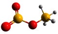 3D image of Ammonium nitrate skeletal formula
