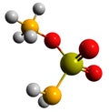 3D image of Ammonium sulfamate skeletal formula