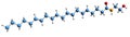 3D image of Anandamide skeletal formula