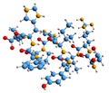 3D image of Angiotensin I skeletal formula