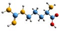 3D image of Arginine skeletal formula