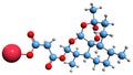 3D image of artesunate sodium skeletal formula