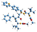 3D image of Atazanavir skeletal formula