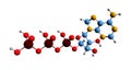 3D image of ATP skeletal formula