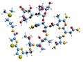 3D image of Bleomycin skeletal formula