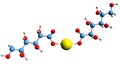 3D image of Calcium gluconate skeletal formula