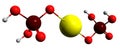 3D image of Calcium phosphate skeletal formula