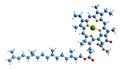 3D image of Chlorophyll ? skeletal formula