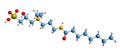 3D image of Cocamidopropyl hydroxysultaine skeletal formula