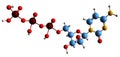 3D image of Cytidine triphosphate skeletal formula