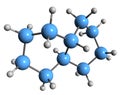 3D image of Decalin skeletal formula