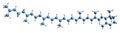 3D image of delta-Carotene skeletal formula