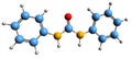 3D image of Diphenylurea skeletal formula