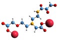 3D image of Disodium Cocoamphoacetate skeletal formula