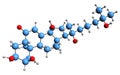 3D image of Ecdysone skeletal formula