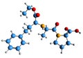 3D image of Enalapril skeletal formula