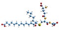 3D image of Eoxin C4 skeletal formula