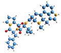 3D image of Ergocristine skeletal formula