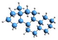 3D image of Estrane skeletal formula