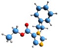 3D image of Etomidate skeletal formula