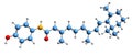 3D image of Fenretinide skeletal formula