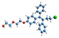 3D image of Fispemifene skeletal formula