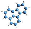 3D image of Fluoranthene skeletal formula