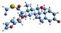 3D image of Fluticasone furoate skeletal formula