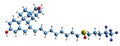 3D image of Fulvestrant skeletal formula