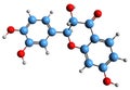 3D image of Fustin skeletal formula