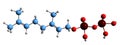 3D image of Geranyl pyrophosphate skeletal formula